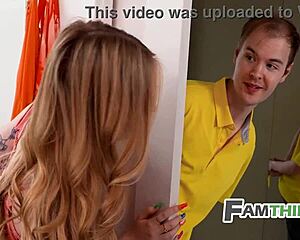 Stepdaughter's Taboo Birthday Fuck Tradition with Daddy Fantasy