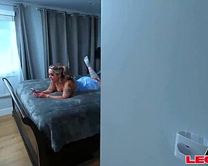 Blonde Slut Misty Meanor Gapes Pussy Ass on Daddy's Monster Cock Cowgirl Doggy Deepthroat