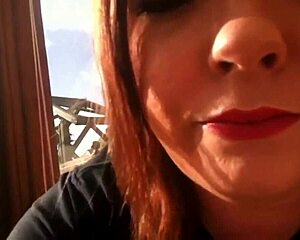 Tina snua's bbw curves shine while smoking cork cig with snap inhales double pumps and nose exhales