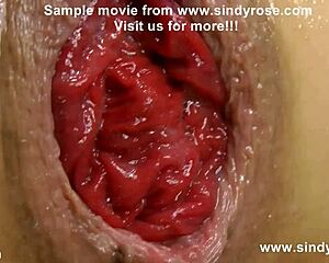 mrplay fists sindy rose's ass on kitchen table till prolapse