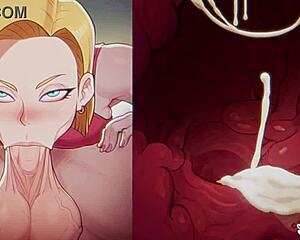 a18 fan del's deep blowjob cowgirl creampie ride 😍💦