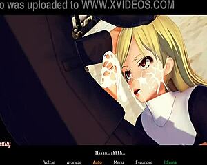 freira safada tempts friend into naughty girlfriend game play