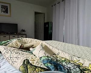 Ali Allure Shares Bed with Co-Worker for Creampie Action!