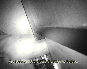 thick brazilian cock pounds glory hole slut hard at wild party