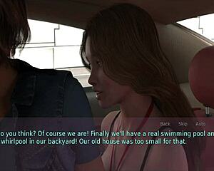 A wife and stepmom tease with big tits and ass play