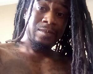 muscular stud jacking huge bbc after vibing hard to drill beats domination style