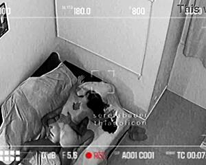 hidden cam catches hot couple fucking wildly in airbnb real homemade