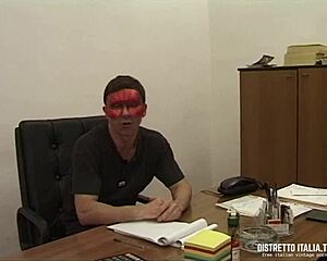 massimo the boss hooks up with all his office ladies in vintage style...