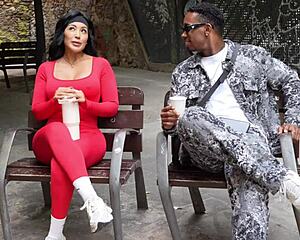 Imagine bringing a muscular ebony stranger home for rough big black cock doggystyle pounding juicy big pussy ass