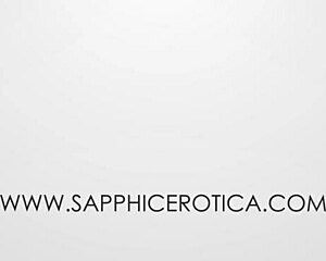 This cute brunette teen with glasses LICKS her euro friend's pussy to ORGASM