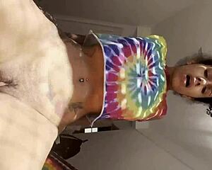 ninfta safada slurps wet blowjob then fucks hard on the hammock