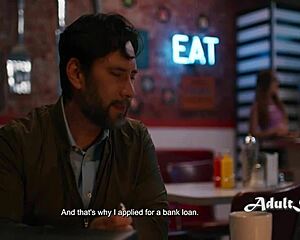 Bank Officer Blackmails Petite Katie Kush For Rough Office Sex