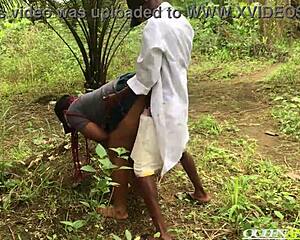 Local African Doctor Drags Me To Bush For Wild Pussy Pound With Queen Anita