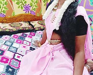 😈 indian stepdad nails curvy bride on first night with dirty telugu talk🔥