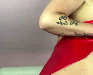 mistress locks you in chastity as her joi femdom slut fantasy big tits pov