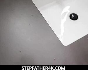 Stepsis Fiona Frost and Alicia Williams team up with stepdad for filthy rich taboo pounding