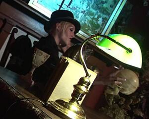 Watch this elegant milf get her shaved pussy fucked hard in lingerie heels stockings