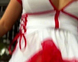 Nurse In Lipstick Can't Resist Patient's Huge Cock For Rough Doggystyle Ride