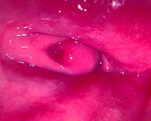amateur asian milf's shaved pink pussy close-up 237 days post-virginity loss licked