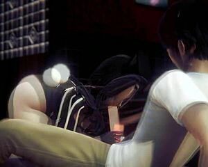 damn this busty asian bunny girl sucks that big dick before creampie fill-up