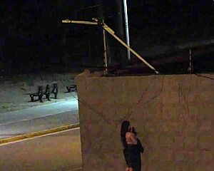 whoa, this beach couple got caught naked on security cam - full vid on xvideos red