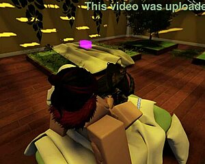 My sub kept begging so i fucked her hard in roblox condo 😈🍆💦
