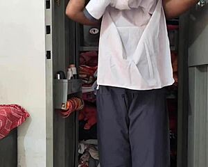 indian college coed and boyfriend fuck hard in homemade video with clear hindi dirty talk