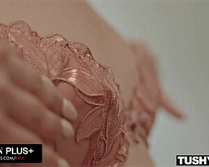 TUSHYRAW! Naughty Vanessa Sky Smokes And Gets Bubble Butt Gaped Anal!