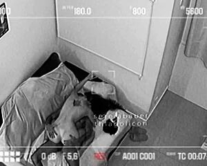 hidden cam catches hot couple fucking wildly in airbnb real homemade