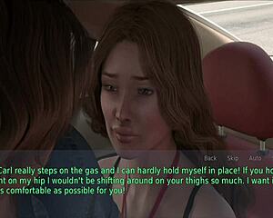 A wife and stepmom tease with big tits and ass play