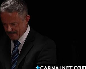 James blond's heart races as master kemp grooms his twink slave body