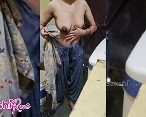 Crazy Sexy Sakshi Naked Bathing Big Tits Pussy Closeup Then Changes Clothes!