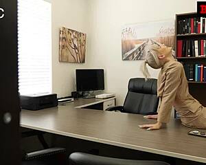 the office whore sneaks away craving that thick black dick all day long
