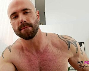 Tattooed Danny Steele Fingers and Pounds Muscular Wife in FPov