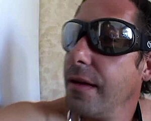 a super sexy black slut nyomi banxxx rides two studs cowgirl style