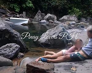 😏 Pinay teen dragged to river for hardcore outdoor fuck! Petite student tits bounce in public scandal 💦
