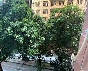 muscular brazilian bodybuilder gets bent over anal doggystyle relax from personal trainer after heavy gym