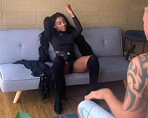 i'm gagging on this cock so sloppy 18yo latina deepthroats hardcore pov