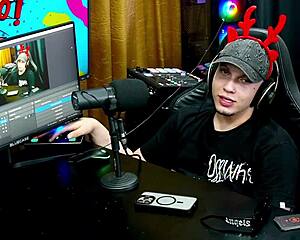 Psy Lunar Unwraps Giant Vibrator Gift For Christmas Slut Barraco