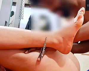 fucking my small cock hubby hard but still not satisfied at all