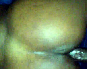 Dat Dripping Creamy Ebony Pussy from Big Black Ass