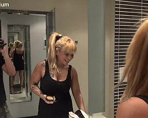 Sabrina Moon Spits Dildo On Pierced Tits