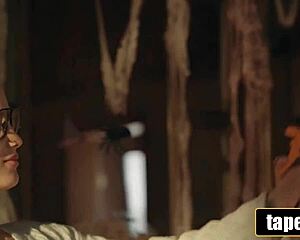 my halloween pickup with tattooed latina turned into hardcore pussy pounding on big cock