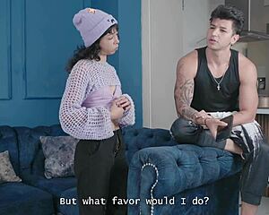 girl says she fucks friend hard for roof over her head.