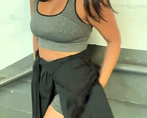 married gym slut's parking lot anal creampie adventure