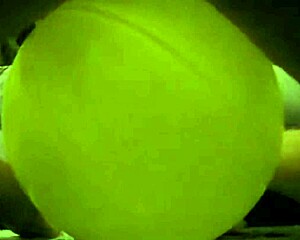 i can't stop watching sophie finger her wet pussy with balloons in living room and bathroom