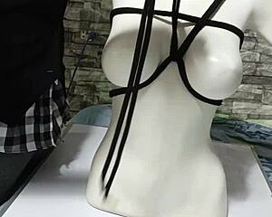 bdsm tutorial ties peruvian tits super tight