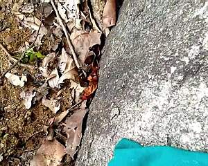 I dragged cock-hungry stepmom to jungle mountains and fucked her tight pussy