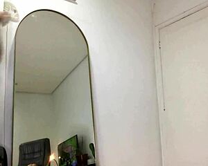 Skinny Emo Goth Neighbor Strips, Masturbates Hairy Pussy, Shows Armpits, Does Yoga In Long Homemade Vid