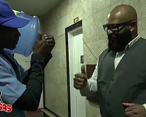 cuckold watches young brazilian take monster black cock anally